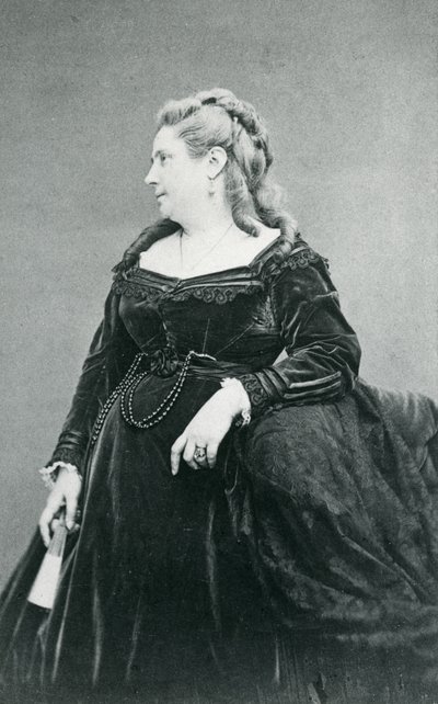 Marie Daubrun (zdjęcie czarno-białe) autorstwa Etienne Carjat