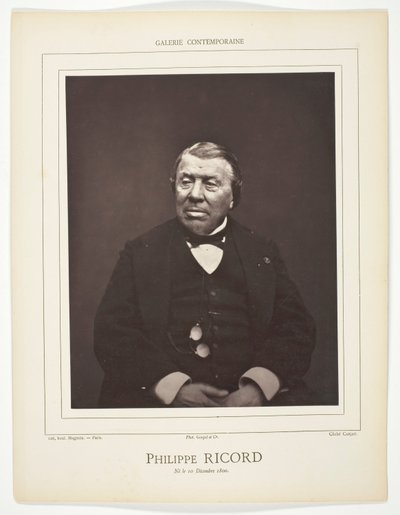 Philippe Ricord autorstwa Etienne Carjat