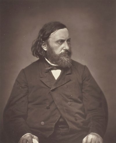 Pierre Dupont, ok. 1876. autorstwa Etienne Carjat