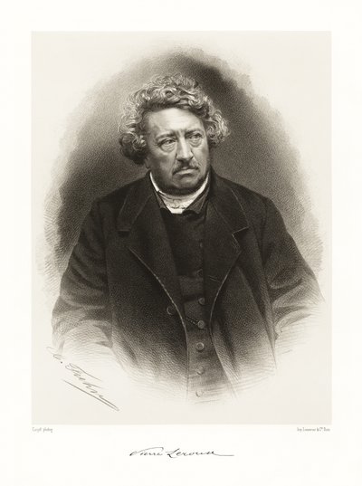 Pierre Henri Leroux, 1865-66 autorstwa Etienne Carjat