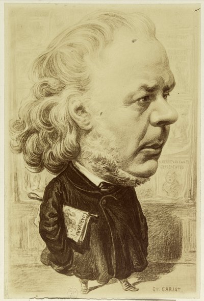 Portret Daumiera autorstwa Etienne Carjat