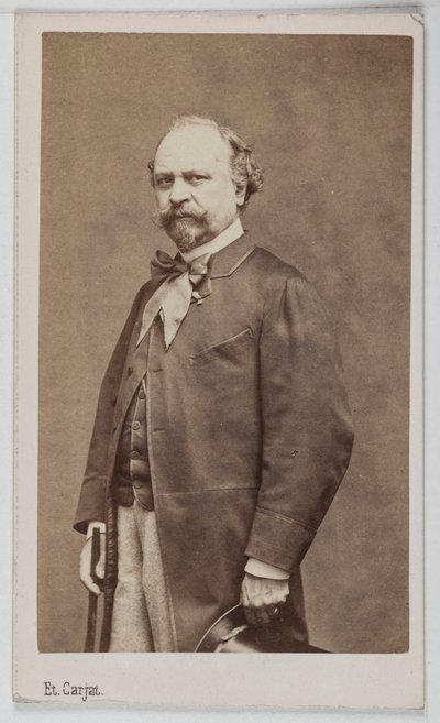 Portret Giuseppe Palizziego (1813-1887), malarza włoskiego. autorstwa Etienne Carjat