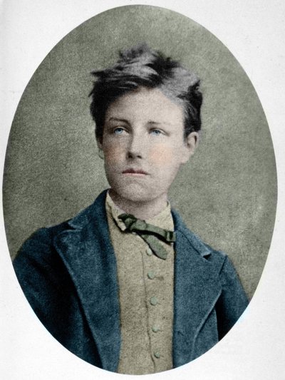 Portret Arthura Rimbauda (1859 - 1891) w wieku 17 lat. autorstwa Etienne Carjat