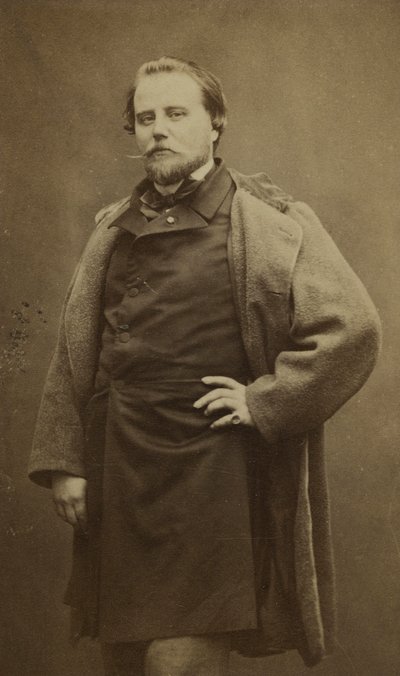 Portret Charlesa Basseta (1822-1869) najbardziej znanego pod pseudonimem Adrien Robert. autorstwa Etienne Carjat