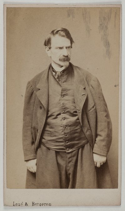 Portret François Delsarte, ok. 1870-90 (odbitka albuminowa) autorstwa Etienne Carjat