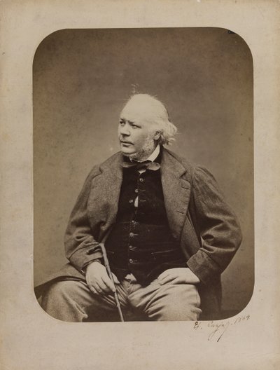 Portret Honoré Daumiera 1808-1879, 1864. autorstwa Etienne Carjat