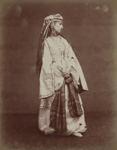 Sarah Bernhardt w „Zairze” Voltaire autorstwa Etienne Carjat