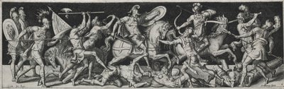 Walki i triumfy, prawdopodobnie 1560. autorstwa Etienne Delaune