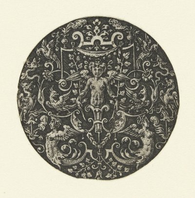 skrzydlata kobieta Stephanus Delaune wynalazca (...) (tytuł serii) autorstwa Etienne Delaune