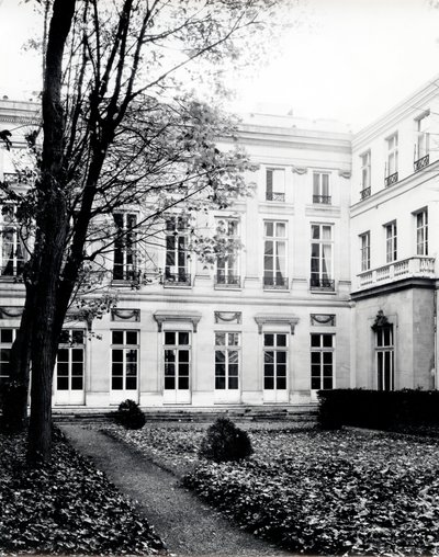 Maison Alexandre, fasada w ogrodzie (16, rue de la ville l
