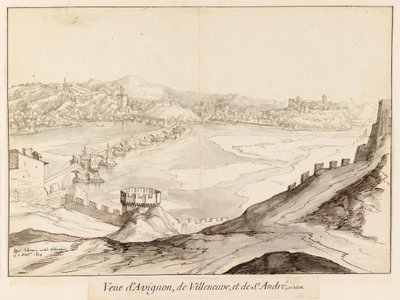Martellage 1608 Pont Saint Benezet autorstwa Etienne Martellange