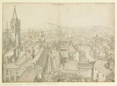 Część Kolegium  Awinionu  1617 : Część Awinionu autorstwa Etienne Martellange