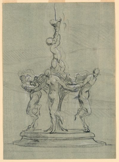 Projekt fontanny autorstwa Etienne Maurice Falconet