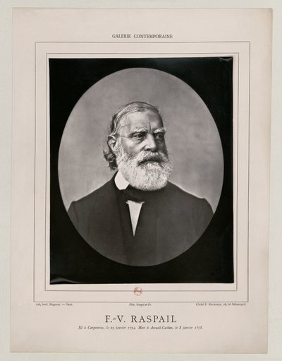 François Vincent Raspail Neurdein BNF Gallica autorstwa Etienne Neurdein