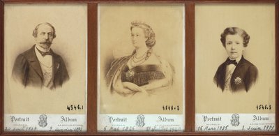 Portret rodziny Imperiale autorstwa Etienne & Neurdein Louis Antonin (1846 p. 1915) Neurdein