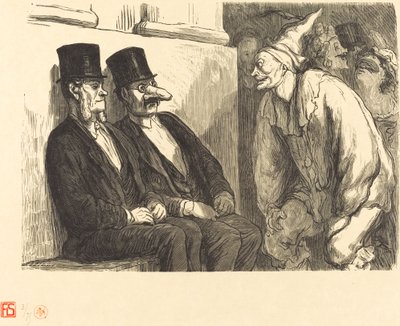 Opera Ball: Za dużo się bawisz! autorstwa Etienne after Honoré Daumier