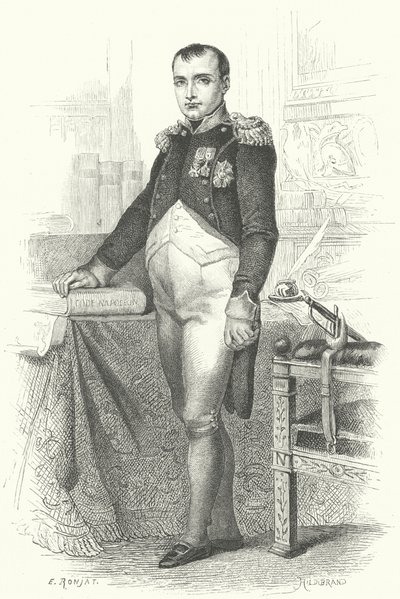 Napoleon I, cesarz Francuzów autorstwa Etienne after Ronjat