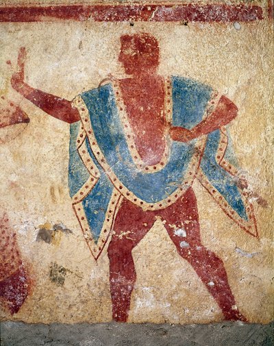 Tancerka (Detal fresku, V w. p.n.e.) autorstwa Etruscan