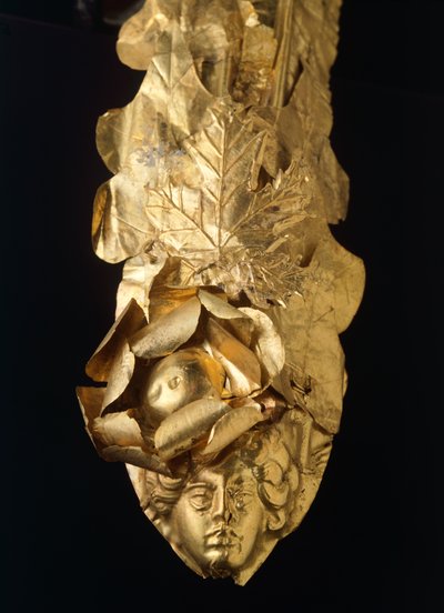 Diadem (korona), ze Spiny (Emilia Romagna). Cywilizacja etruska, IV wiek p.n.e. autorstwa Etruscan