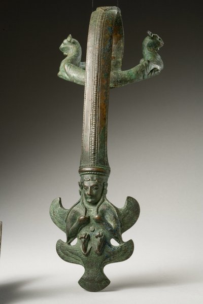 Rękojeść, początek V w. p.n.e. (brąz) (zob. też 270394) autorstwa Etruscan