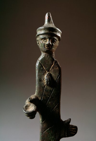 Haruspice, rzeźba z brązu, III wiek pne autorstwa Etruscan Etruscan