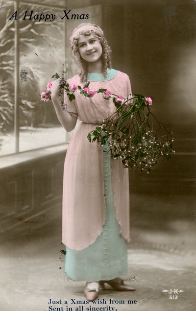 „Szczęśliwy Boże Narodzenie”, c1914. autorstwa Ettlingers