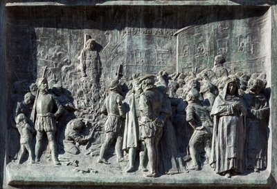 Giordano Bruno spalony na stosie, Campo de