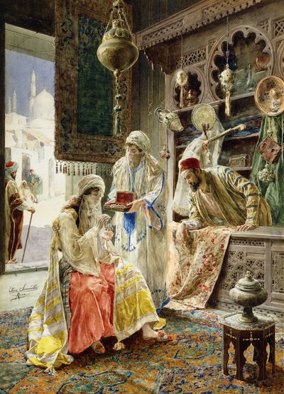 Pudełko na klejnoty, autorstwa Ettore Simonetti