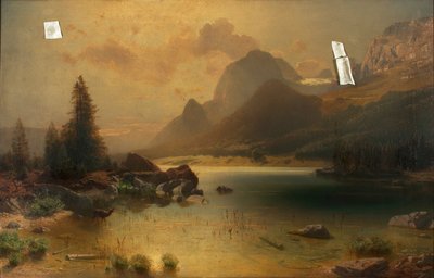 Hintersee w pobliżu Berchtesgaden autorstwa Eugen Jettel