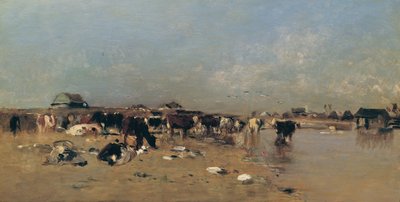 Napoje dla zwierząt gospodarskich w wadze autorstwa Eugen Jettel