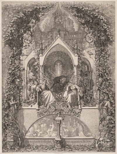 Wrzoścowa Róża (Śpiąca Królewna) autorstwa Eugen Napoleon Neureuther