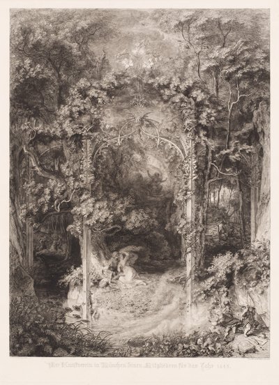 Das Waldfräulein (Pani lasu) autorstwa Eugen Napoleon Neureuther