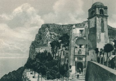 Kościół na brzegu, Capri, Włochy, 1927 autorstwa Eugen Poppel