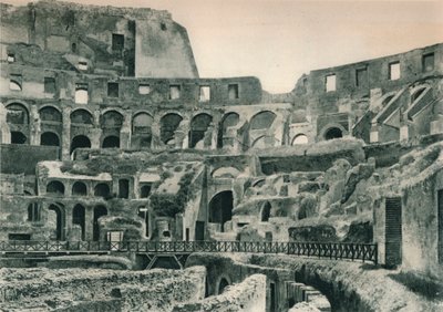 Wnętrze Koloseum, Rzym, Włochy, 1927 autorstwa Eugen Poppel