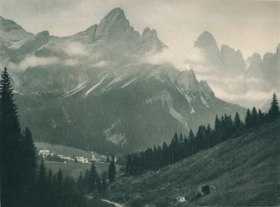 Pala Group, San Martino di Castrozza, Dolomity, Włochy, 1927 autorstwa Eugen Poppel