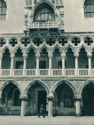 Część Pałacu Dożów, Wenecja, Włochy, 1927 autorstwa Eugen Poppel