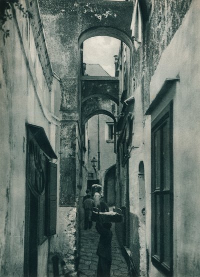 Ulica Capri, Włochy, 1927 autorstwa Eugen Poppel
