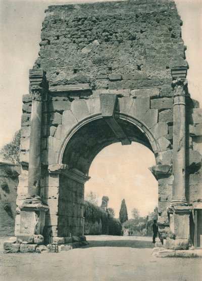 Łuk Druzusa, Rzym, ok. 1926 1927 autorstwa Eugen Poppel