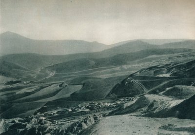 Widok kopalni siarki, Agrigento, Sycylia, Włochy, 1927 autorstwa Eugen Poppel