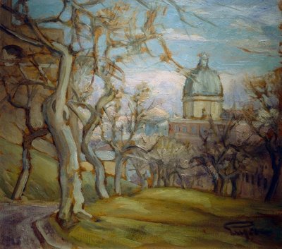 Poniżej Monte Gianicolo autorstwa Eugen Prinz von Schweden