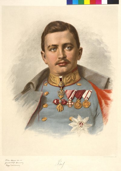 Cesarz Austrii Karol I autorstwa Eugen Willoner