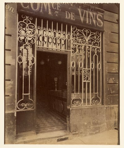 Kabaret, rue du Four 10 autorstwa Eugène Atget