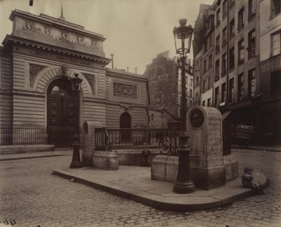 Fontanna Politechniki Ecole autorstwa Eugène Atget