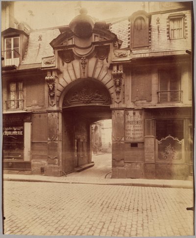 Hôtel du Magistrat de Bordeaux, 30 rue des Francs-Bourgeois autorstwa Eugène Atget