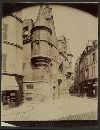 [Hôtel de Sens, obecnie Bibliothèque Forney] [rue du Riguier, 4. dzielnica] autorstwa Eugène Atget