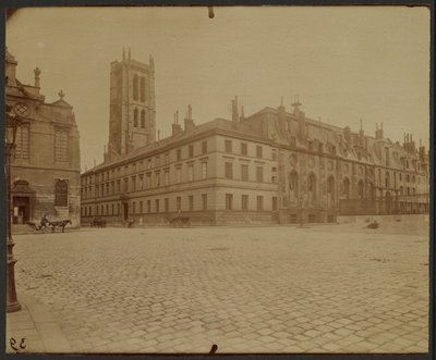 Lycée Henri IV, Rue Clovis 23 autorstwa Eugène Atget