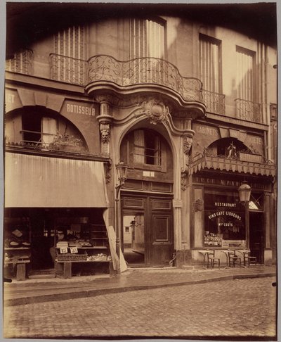 Dom przy Rue Saint-Jacques autorstwa Eugène Atget