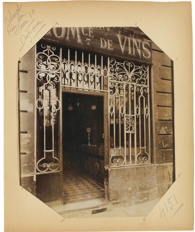 Strona z albumu „Dokumenty do historii starego Paryża”, ok. 1910 (odbitka albumowa) (zob. także 622596-600) autorstwa Eugène Atget