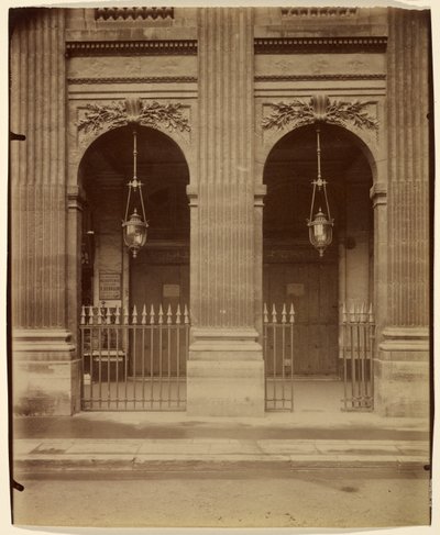 Palais-Royal autorstwa Eugène Atget
