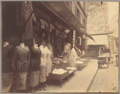 Ulica Mouffetard autorstwa Eugène Atget